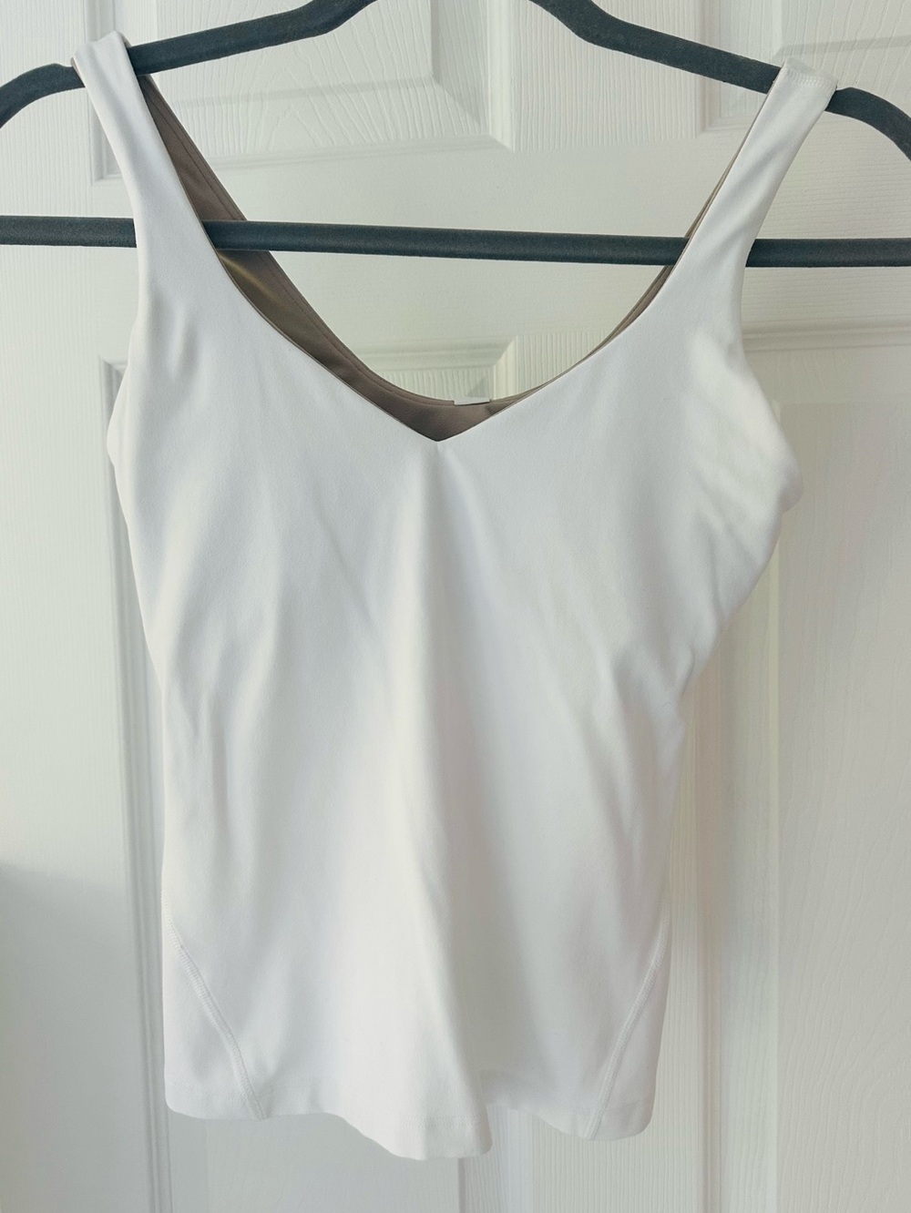 Lululemon Align Waist-Length Tank Top White Size 4